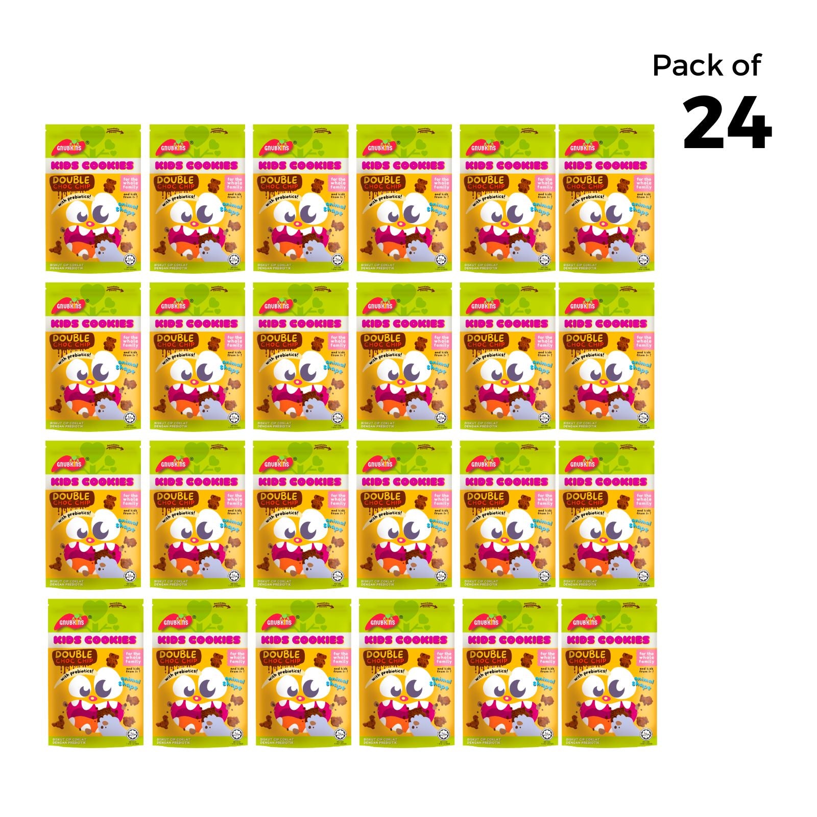 Mini Pack Prebiotic Kids Cookies 40g - 2 flavours (12 months till adult)