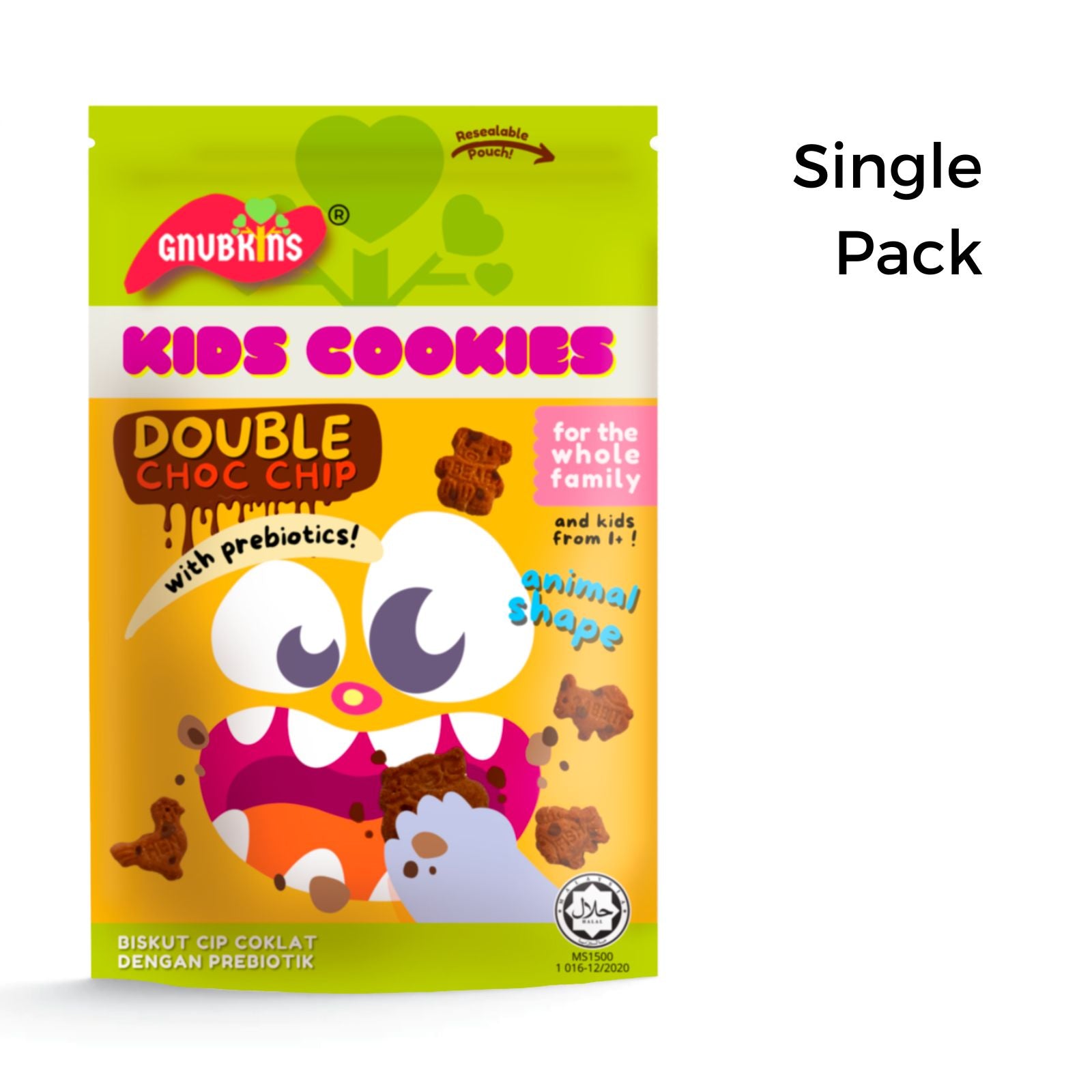 Mini Pack Prebiotic Kids Cookies 40g - 2 flavours (12 months till adult)