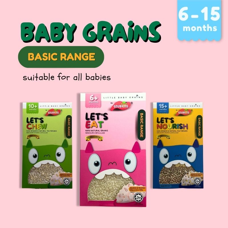 Baby Grains BASIC Range (6-15 Months)