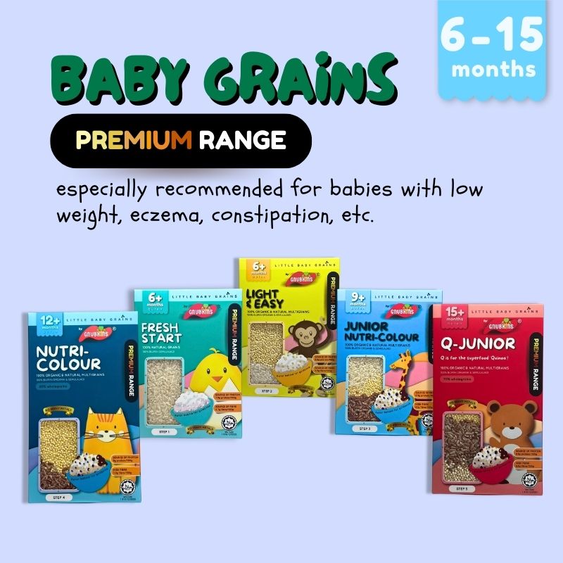 Baby Grains PREMIUM Range (6-15 Months)