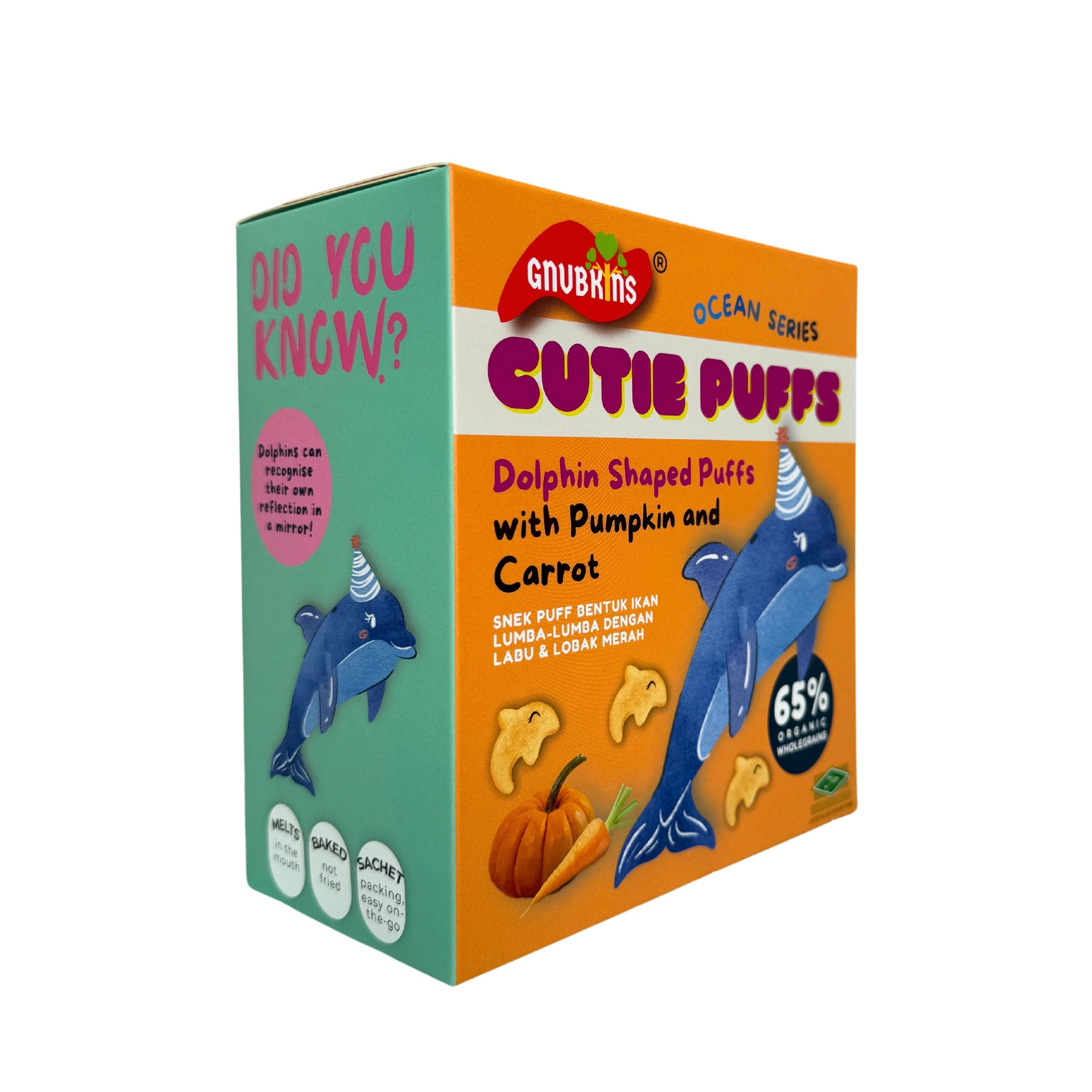 Cutie Puffs Organic Snack - 3 Flavours (6 months onwards)