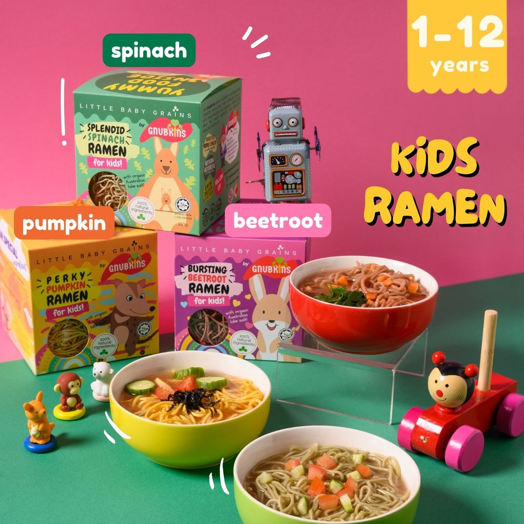 Organic Kids Ramen - 3 flavours (1-12 Years)