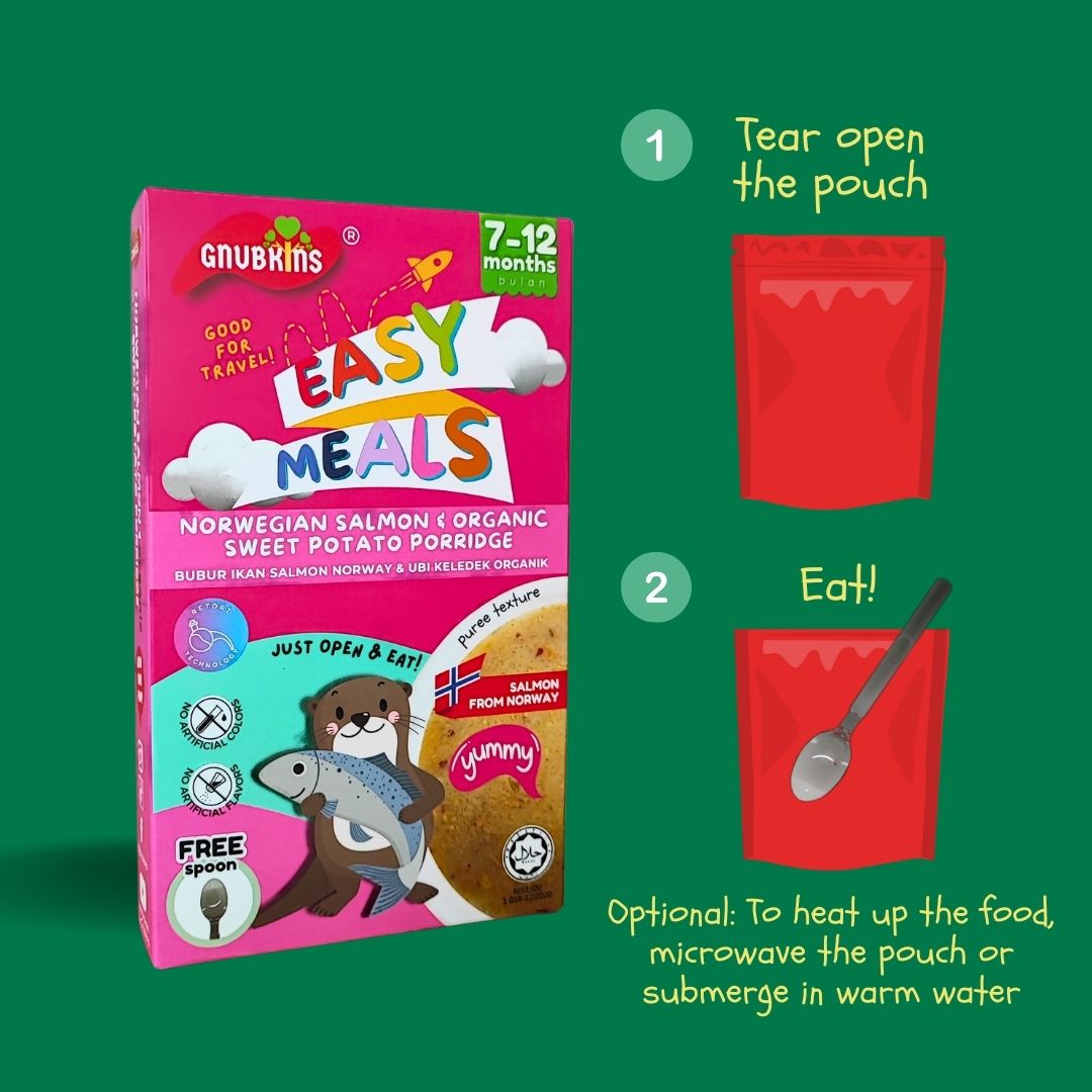 No Cook Easy Meals - 3 Flavours (6-12 months)