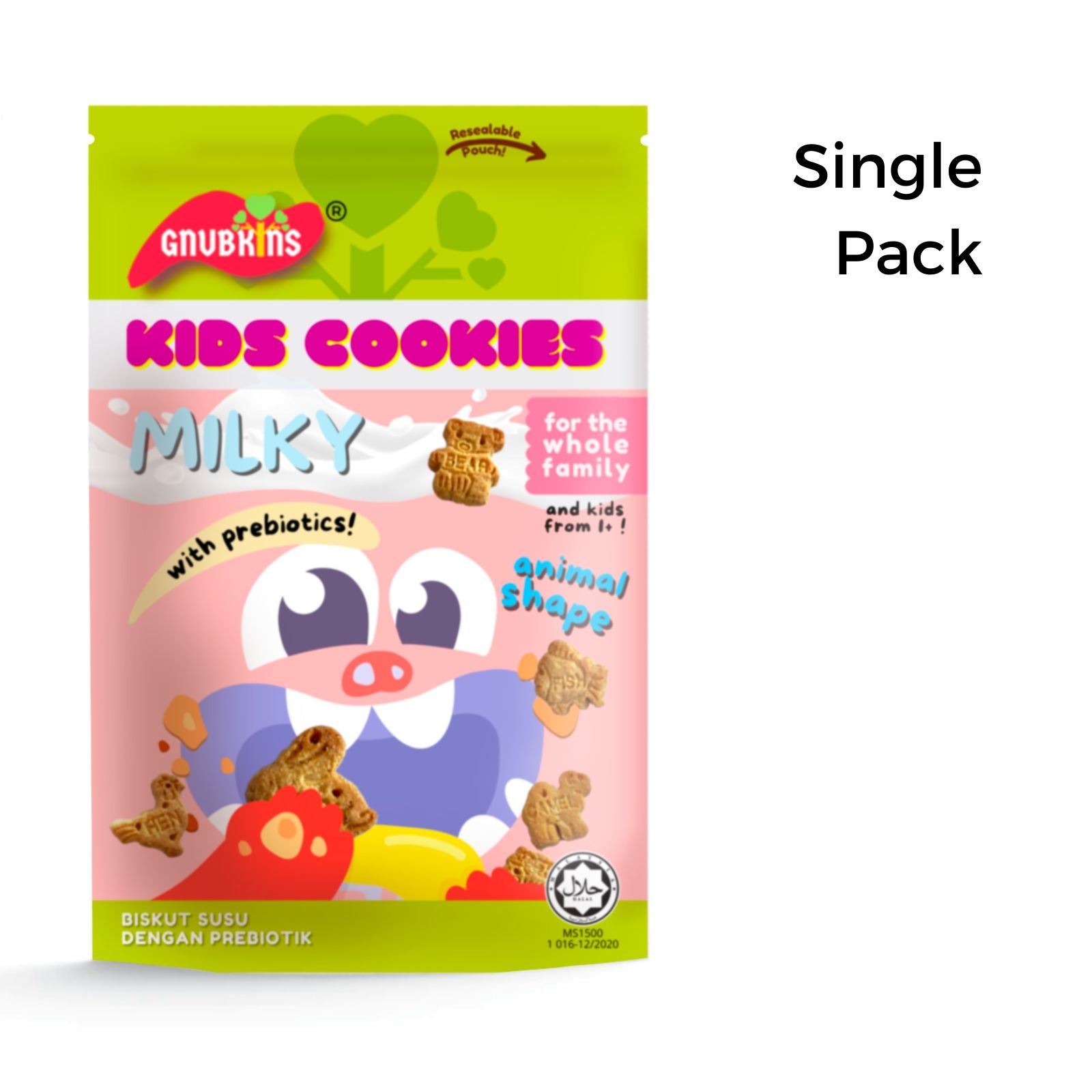 Mini Pack Prebiotic Kids Cookies 40g - 2 flavours (12 months till adult)