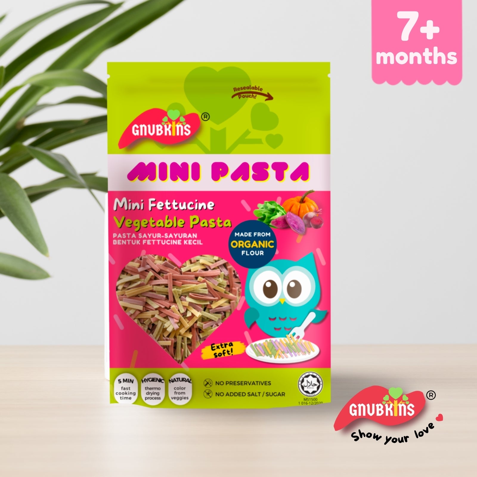 Organic Mini Pasta - 2 Types (7 Months Onwards)